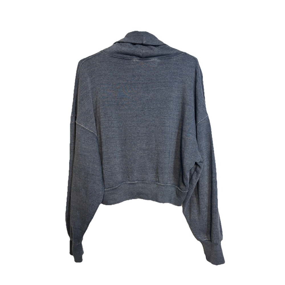 Vintage Havana Women's Slouched Turtle Neck Cropped Long Sleeve Casual Sweater